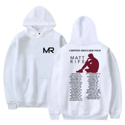 Matt Rife Hoodies 2023 Chipped Shoulder Tour Merch Print Unisex Funny Streetwear Sweatshirts 1 - Matt Rife Store
