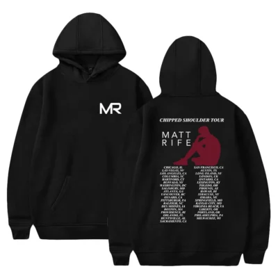 Matt Rife Hoodies 2023 Chipped Shoulder Tour Merch Print Unisex Funny Streetwear Sweatshirts - Matt Rife Store